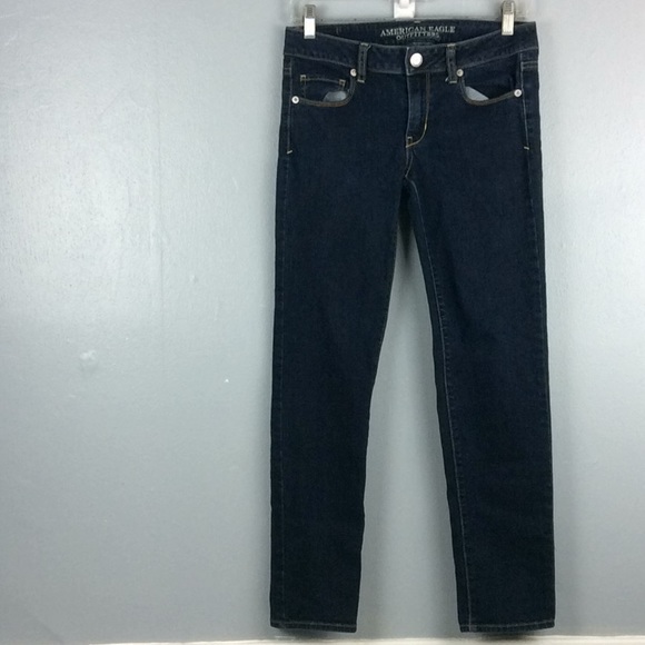 American Eagle Super Stretch Skinny Jeans Sz 4 - Picture 1 of 7